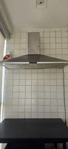 Coifa de Parede Brastemp 90cm Inox Piramidal 5 e 6 Bocas com Duplo Filtro - BAI91BR
