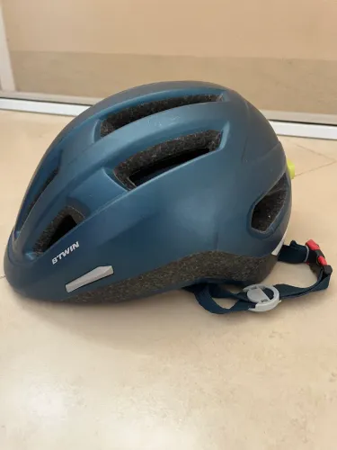 Capacete de Ciclismo B'Twin (Decathlon) - Azul (Tam. M)