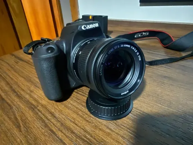 Canon EOS Rebel SL3 + lente 18-55mm IS STM - Seminova, 4K