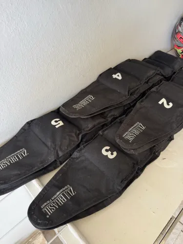 Caneleira peso tornozeleira kit com 4 pares - 2kg 3kg 4kg 5kg