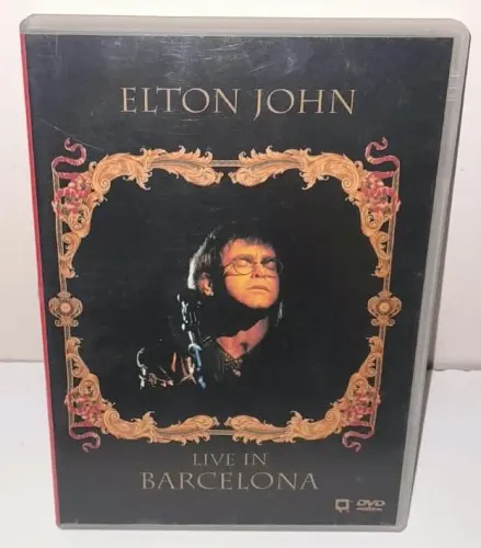 Dvd - Elton John - Live In Barcelona - Warner Music - 1992 - Em Muito Bom Estado