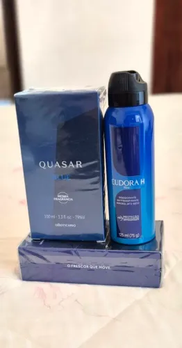 KIt Quasar Perfume Boticário + Desodorante Eudora H