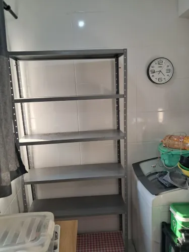 Estante de aço com 6 prateleiras