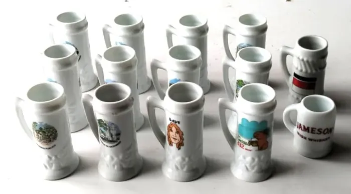 Canequinhas de Porcelana Colecionáveis (B. do Alemão) - 14 Unidades - Variadas