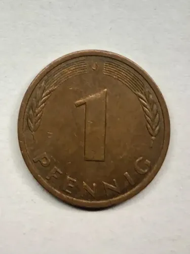 Moeda 1 Pfennig 1982 - Alemanha - Mbc