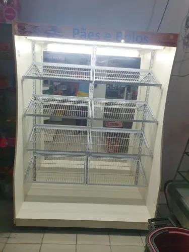 Expositor para pães e massas