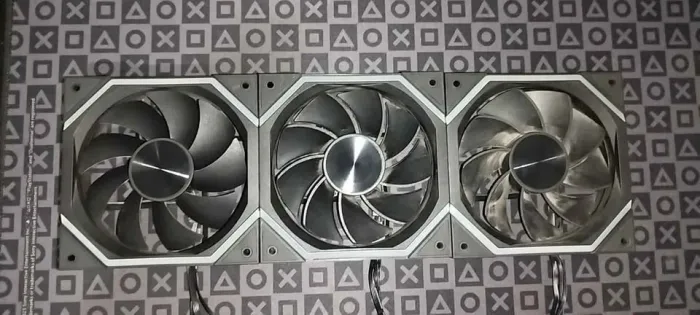 Kit 3 Fans 120mm Jungle Leopard Galaxy XH