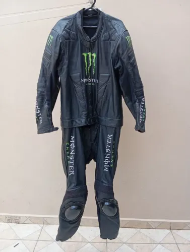 Macacão motociclismo Monster bipartido G