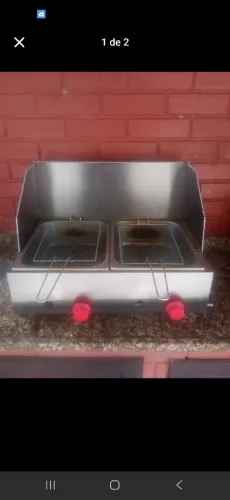 Fritadeira A gás semi nova , 3l em cada Cuba