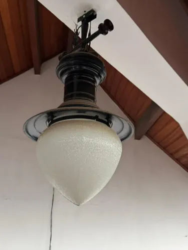 Luminária de Teto Pendente Lampião Estilo Rio Antigo