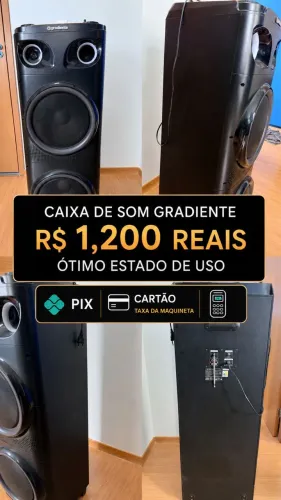 CAIXA DE SOM GRADIENTE