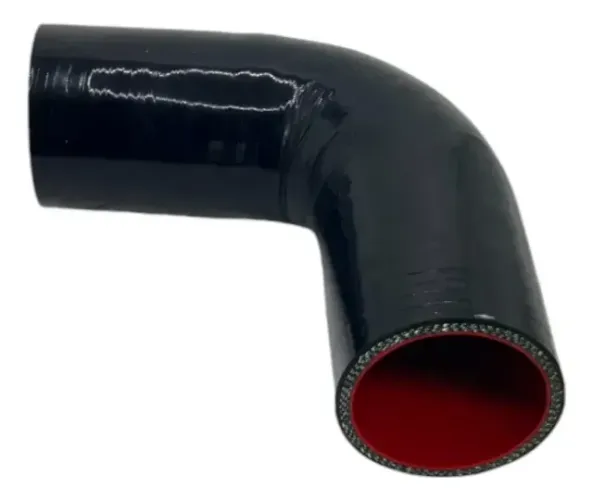 Mangote Silicone Curva 90 Id 2.5 X 300 Mm Longa 4 Lonas