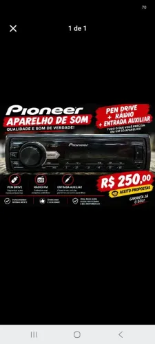 Aparelho de som para carro