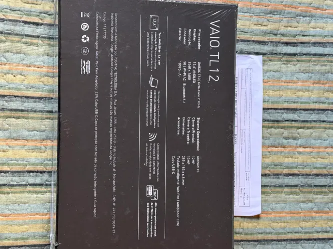 TABLET VAIO TL12 512 GB/12RAM
