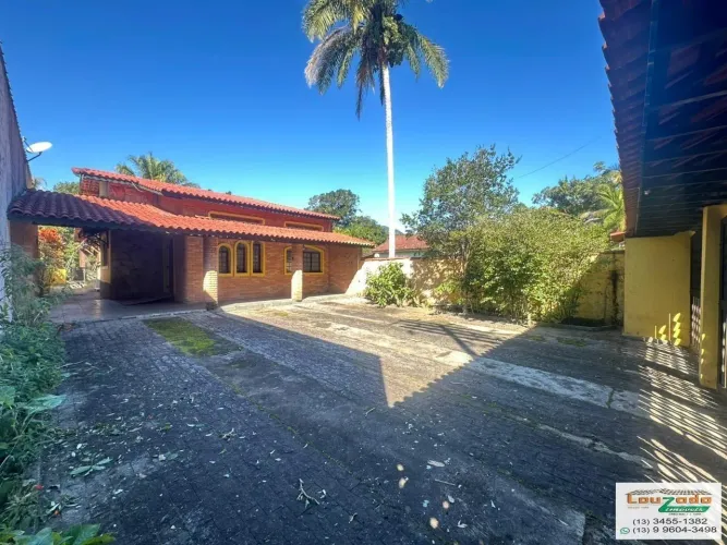Casa para Locação em Peruíbe, Guarau Garça Vermelha, 3 dormitórios, 1 suíte, 1 banheiro, 6