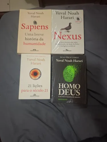 Trilogia sapiens de Yuval Noah Harari + Livro Nexus 