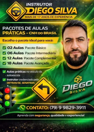 Instrutor de trânsito de carro e moto 