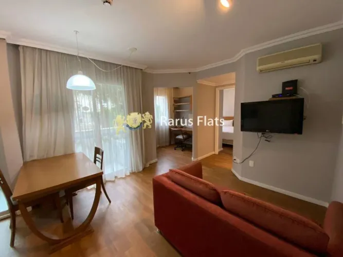 Flat mobiliado para alugar na Consolação| 45m² | 2 Dormitórios | 1 Vaga de Garagem