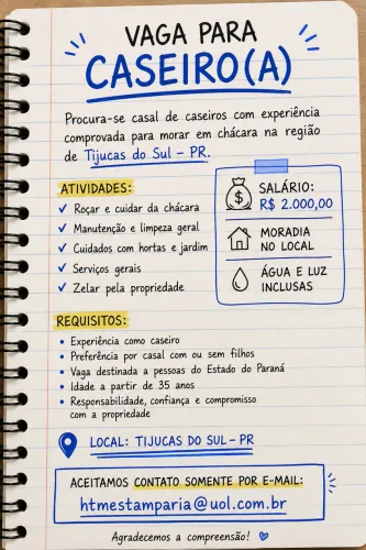 Caseiro - chacareiro