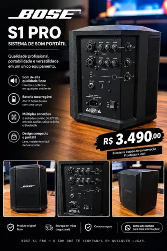 Bose S1 Pro- Caixa de som portátil