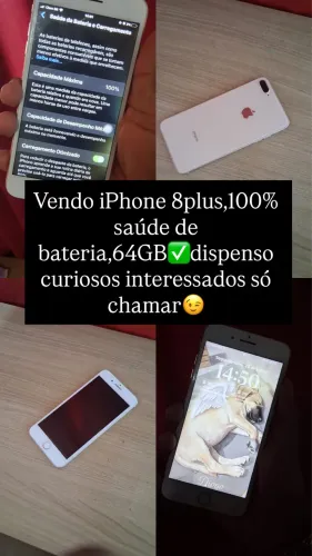 Vendo iPhone 8plus rose