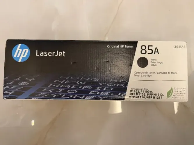 Toner HP 85A preto CE285AB novo e lacrado