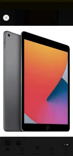 Apple iPad de 10.2" WI-FI 32GB Cinza-espacial (8ª geração)