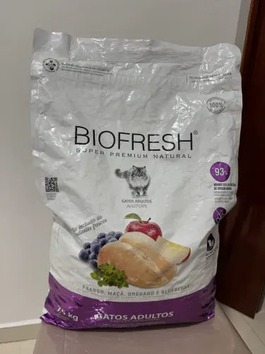 Ração p/ Gato Adultos Biofresh Premium 7,5kg