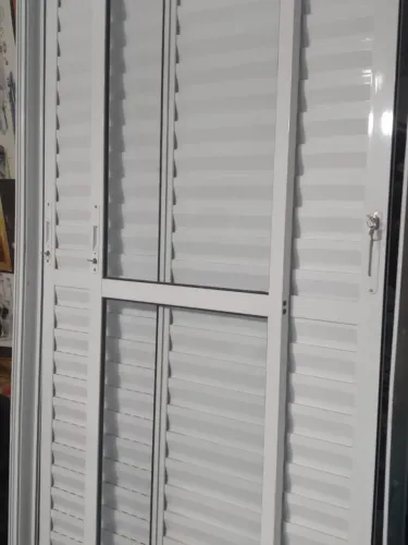 Porta balcão alumínio branco