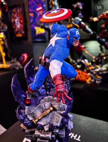 Capitão América Iron Studios  Infinity Gauntry