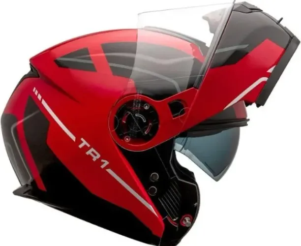 Capacete Robocop Peels Tr1 Control Vermelho Premium