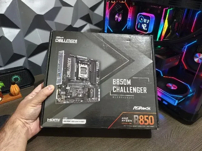 Asrock B850M Challenger (Muito nova) - Completa com NF