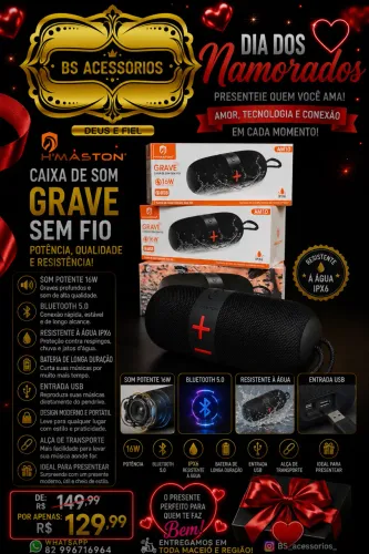 CAIXA DE SOM GOLD 16w ORIGINAL 