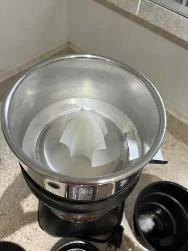 Extrator De Sucos Em Aço Inox Ex Super 0,5 Cv Skymsen Cor Prateado/Preto Frequência 60 Hz