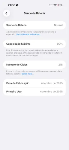 Oportunidade IPhone 17pro Max 256