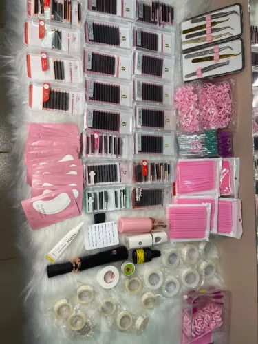 Kit materiais extensão de cilios