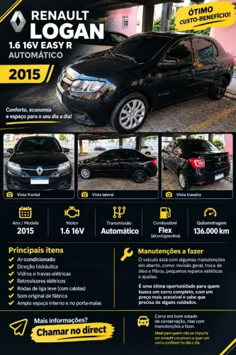 Renault Logan Expres. Easyr Hi-flex 1.6 8V 2016