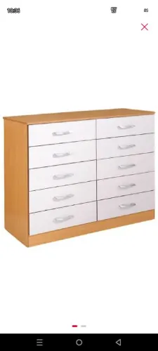 Cômoda 10 gavetas nova lacrada 