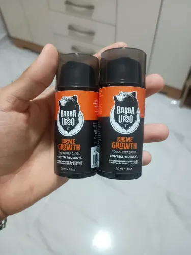 Dois frascos Barba de Urso Creme Growth