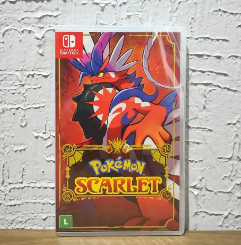 Pokémon Scarlet Switch Lacrado (Aceitamos seu jogo usado como pagamento)