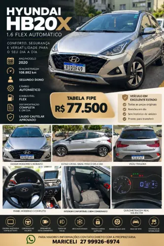 Hyundai HB20X Diamond 1.6 Flex 16V AUT 2020