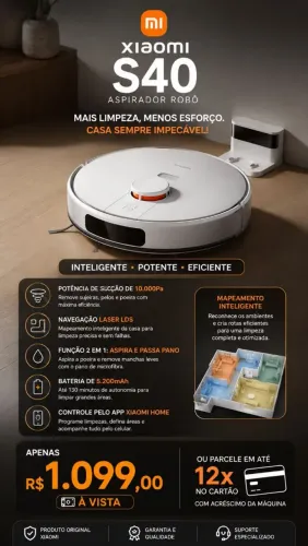 ASPIRADOR XIAOMI ROBOT VACUUM S40C