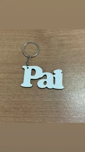 Chaveiro em mdf dia dos pais