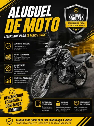 Aluguel de veículo (moto)