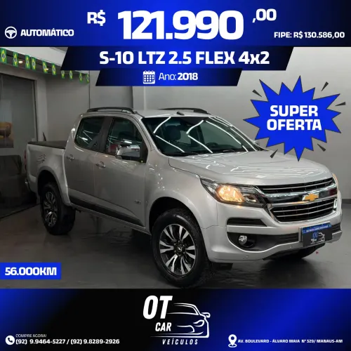Chevrolet S10 Pick-up LTZ 2.5 Flex 4X2 CD Aut. 2018