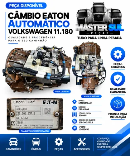 Câmbio Automático Eaton Eao-6106a Para Volkswagen 11.180