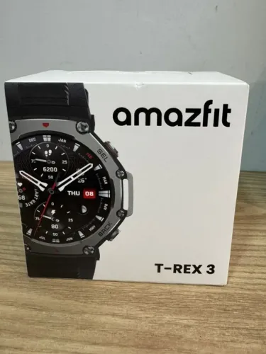 Amazfit T-Rex 3 48mm Preto Lacrado