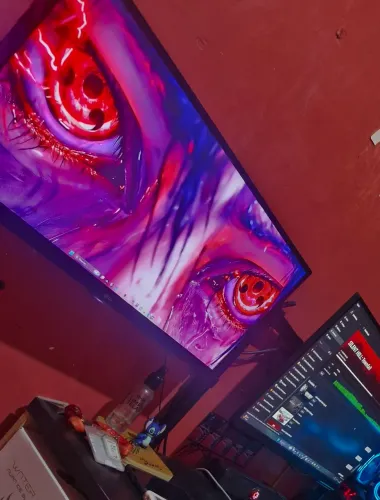 Suporte para monitor duplo articulável ajustável