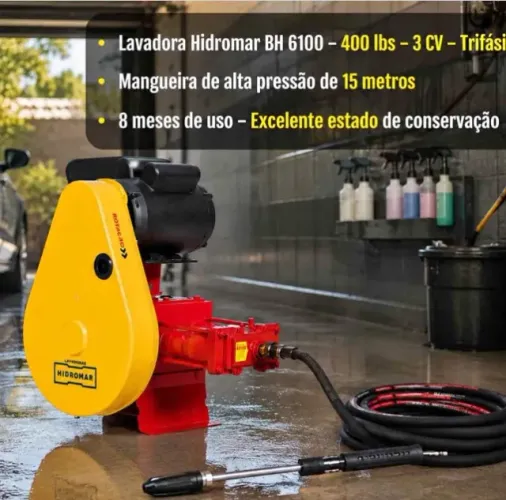 Lavadora Hidromar BH 6100 ( Jato de alta pressao )