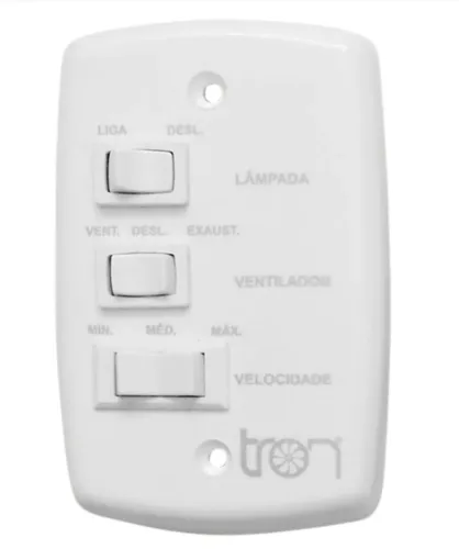 Controle De Velocidade Para Ventilador De Teto Tron 220V